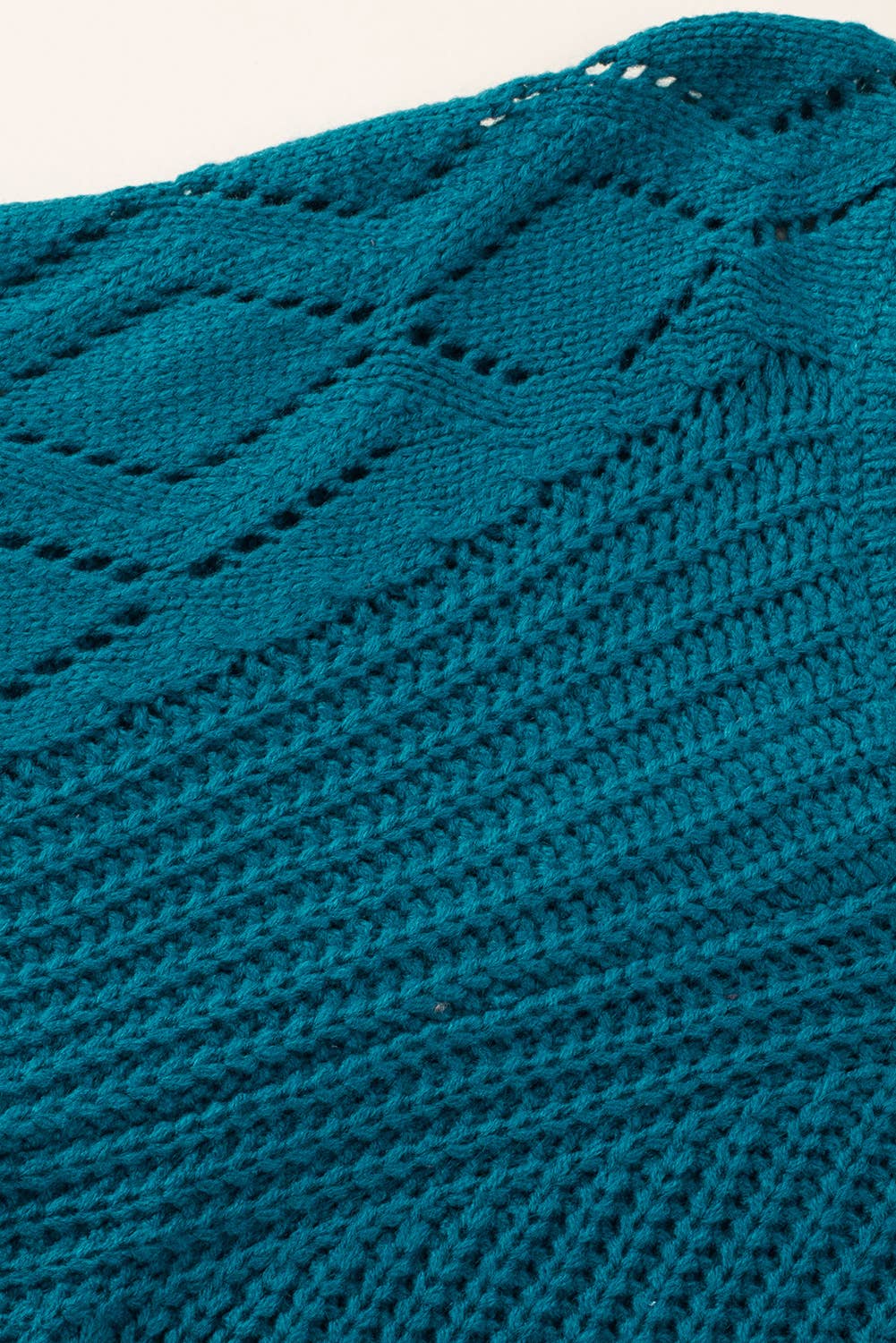 FULL TIME PURCHASE - Wholesale Knit Sweater - Women's - Hollow-out Puffy Sleeve Knit Sweater25