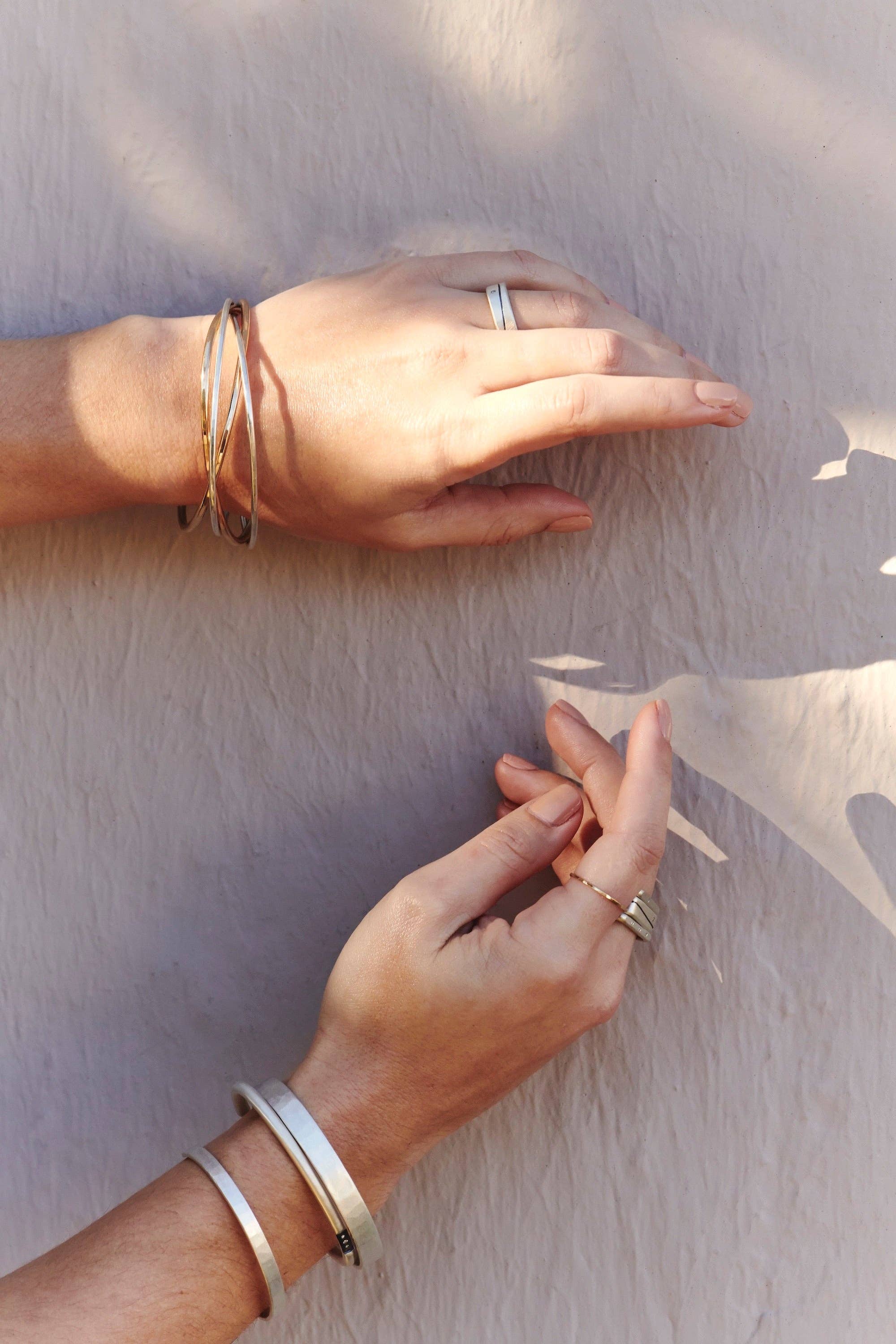 Colleen Mauer Designs - Wholesale Band/Stacked Ring - 1mm Wide Monotone Stacking Ring19