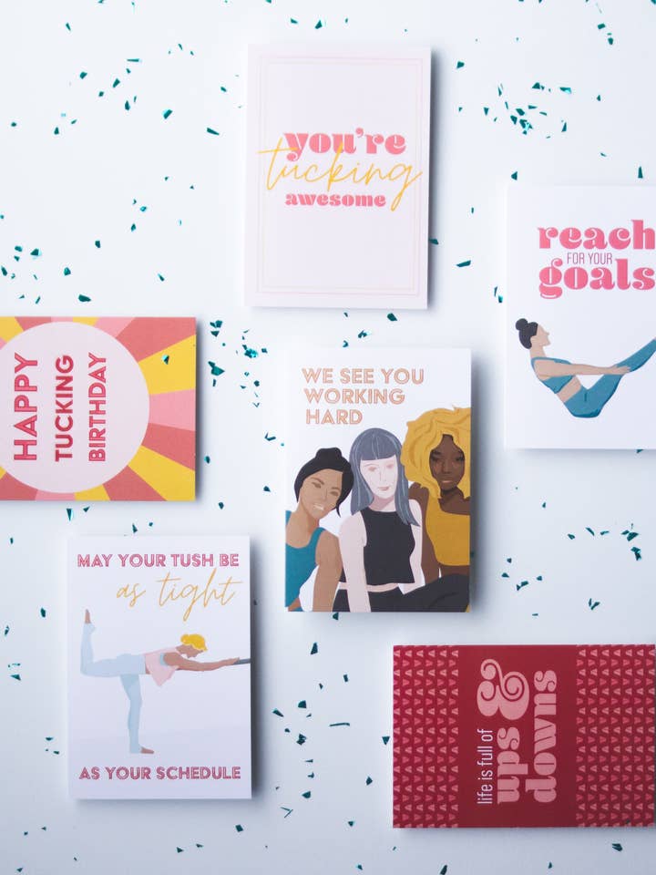 Barre Card 6-paket (30 kort) för wholesale av Barre Card Shoppe