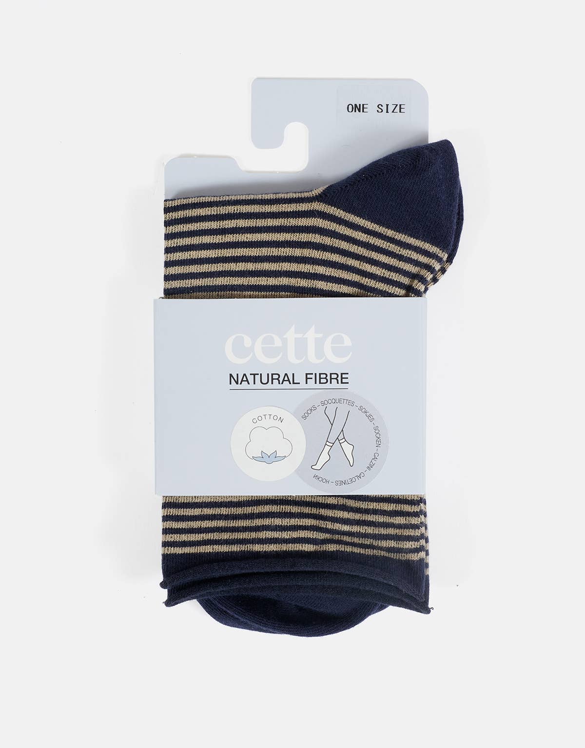 Navy Women Cotton Socks Ribbed Socks Slouchy Socks Loose Top  for wholesale on Faire4