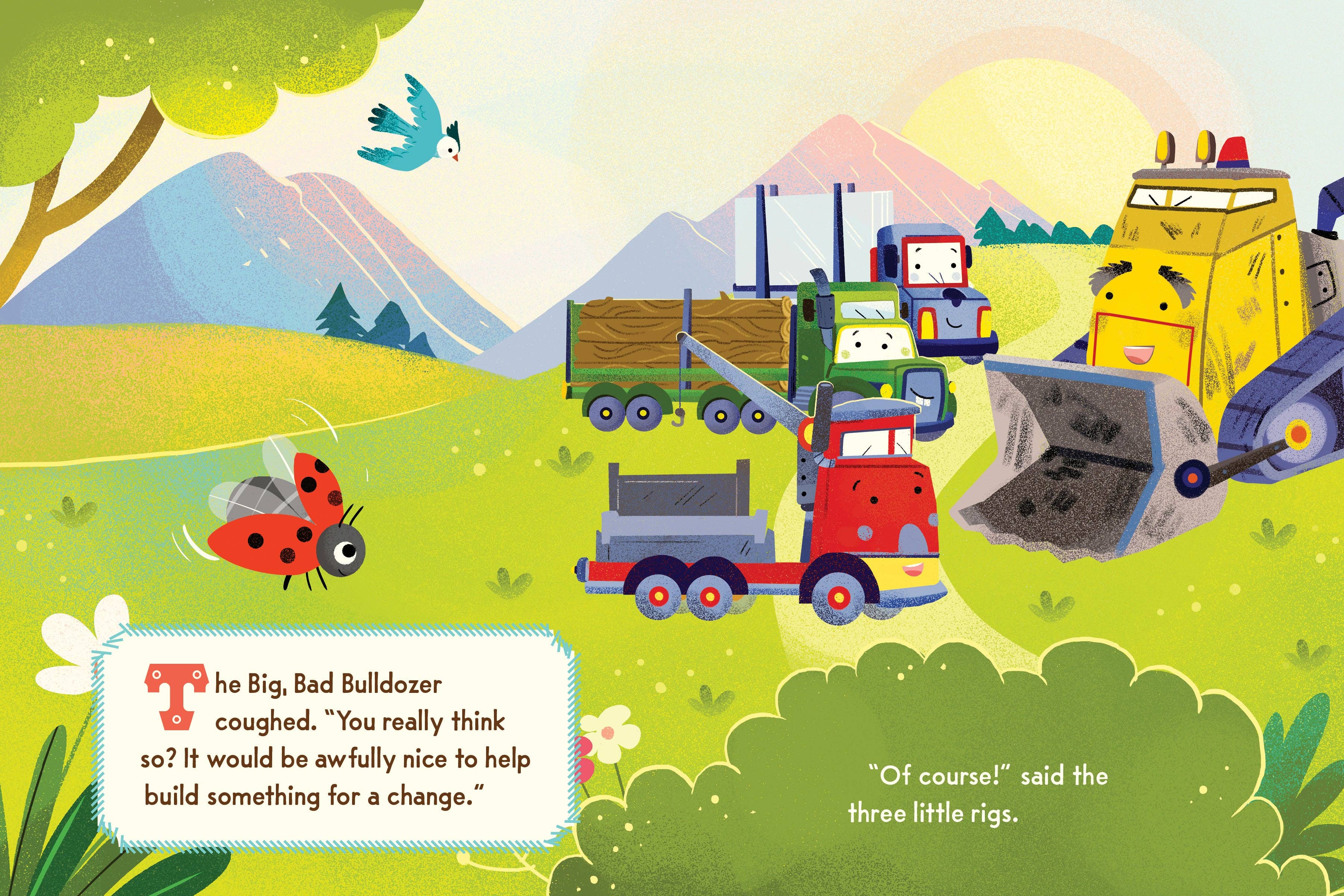 Bushel & Peck Books - Wholesale Preschool Book (3-5) - Truck Tales: The Three Little Rigs and the Big Bad Bulldozer12