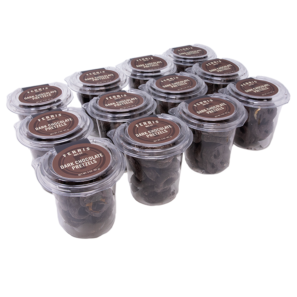 Ferris Coffee & Nut Co. - Vente Bretzels - Bretzels au chocolat noir 3 oz1