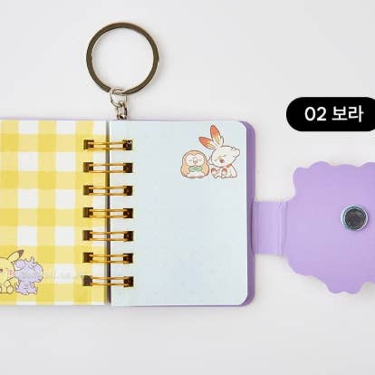 K-Wonderland – Engroshandel Notesbog – Pokémon Poképeace Mini Nøglering Notesbog4