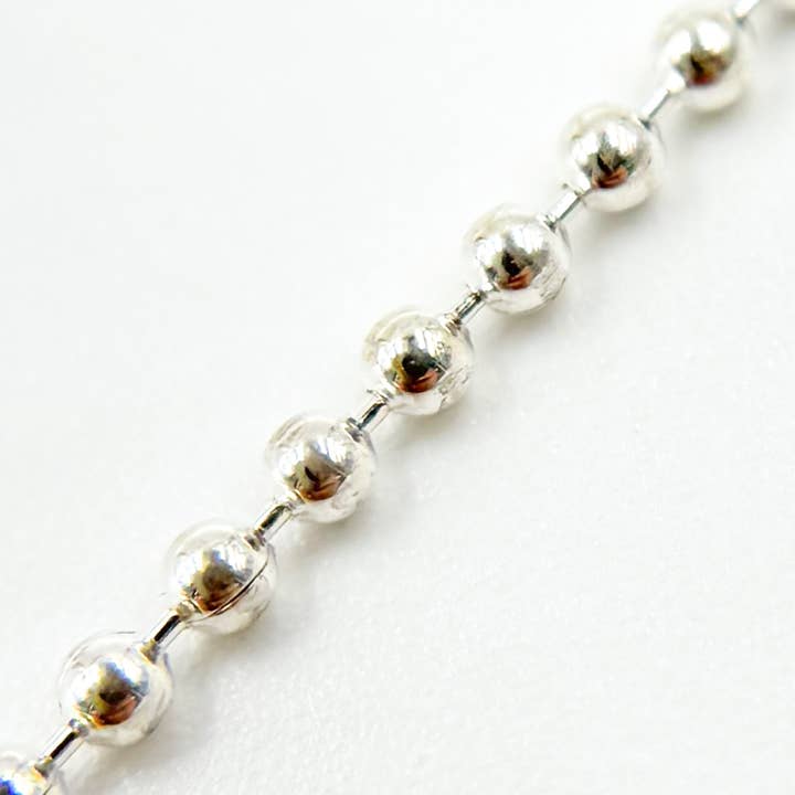 Tresor Jewelry Inc. - Wholesale Link & Chain Necklace - V112SS. Sterling Silver Ball Chain2