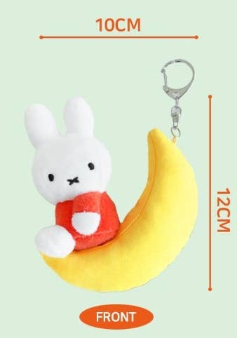 K-Wonderland – Porta-chaves - Mulher por atacado – Reabastecimento! Porta-chaves de Peluche Miffy Dream Series - 12cm6