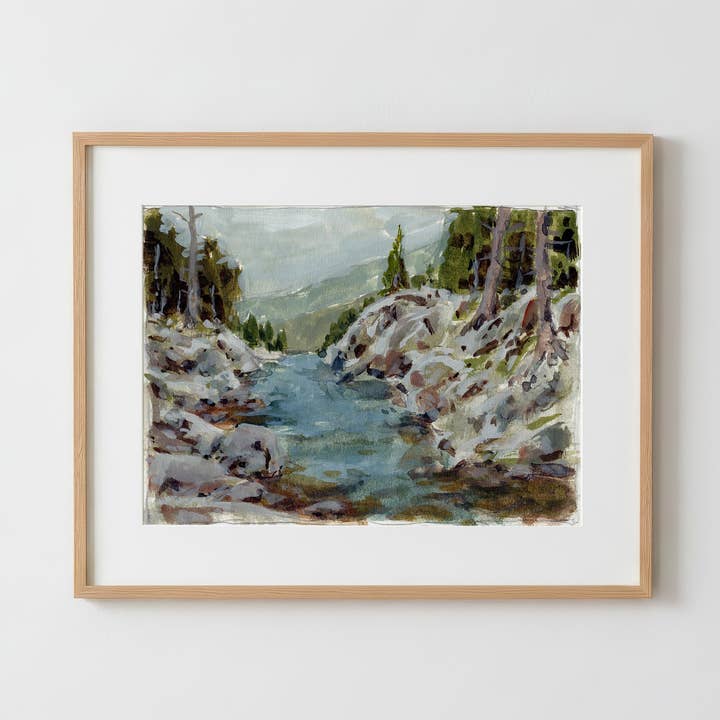 Glänzend mit Silber - Kunstdruck auf Feinpapier für den Großhandel von Ed Pulella Art