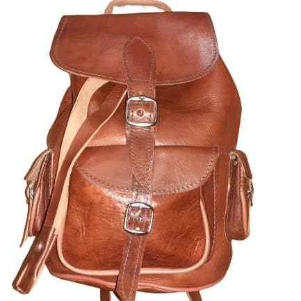 Hecho a mano - Wholesale Backpack - Women's - Vacuno Fez medium backpack6