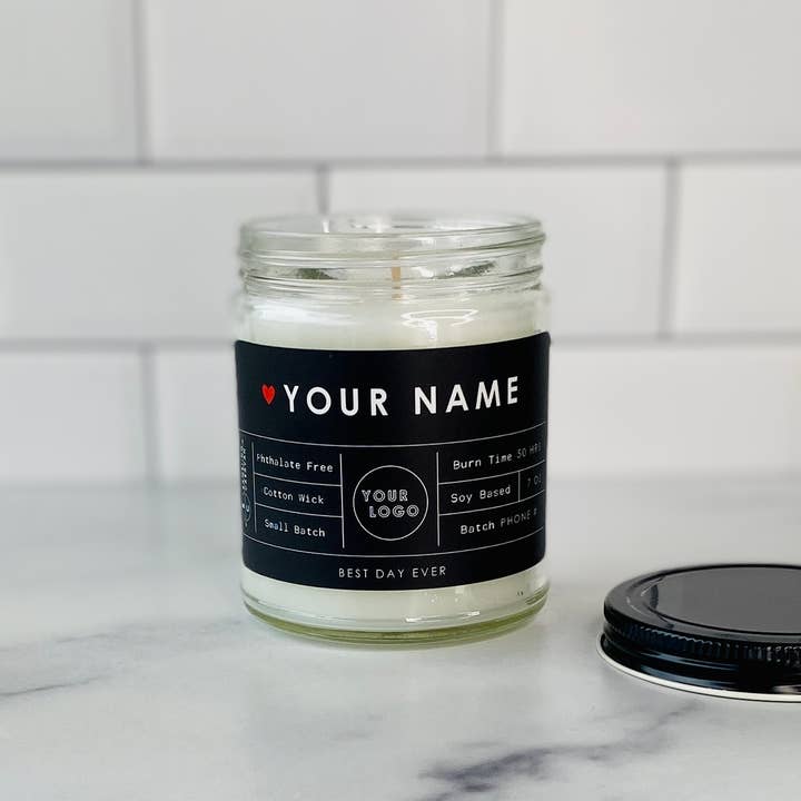 Rambling Caravan - Wholesale Jar/filled candle - Your Name-Your Logo Custom Order Candle5