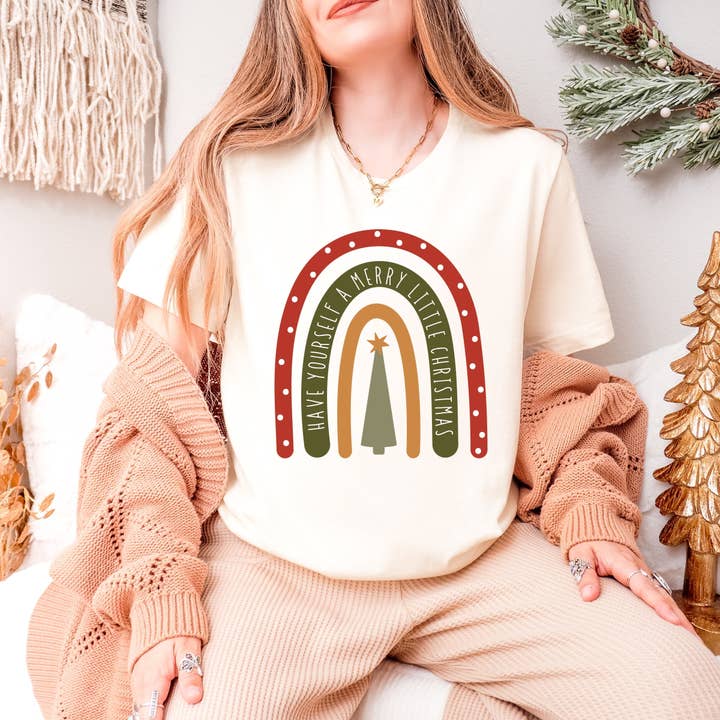 Boho Ayez-vous-même un arc-en-ciel à manches courtes pour la vente par Olive And Ivory Wholesale