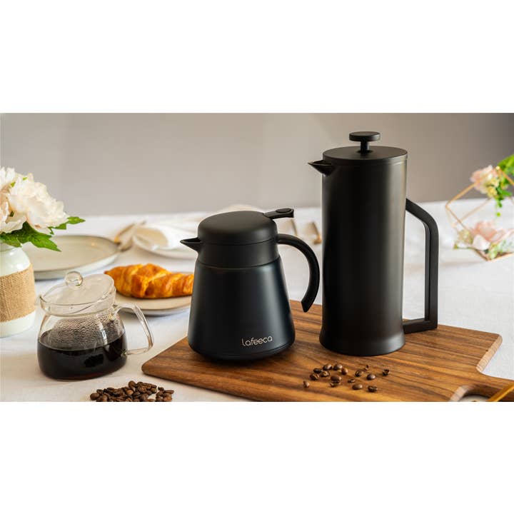 Lafeeca - Wholesale French Press - French Press Coffee Maker Double Wall Stainless Steel 1L