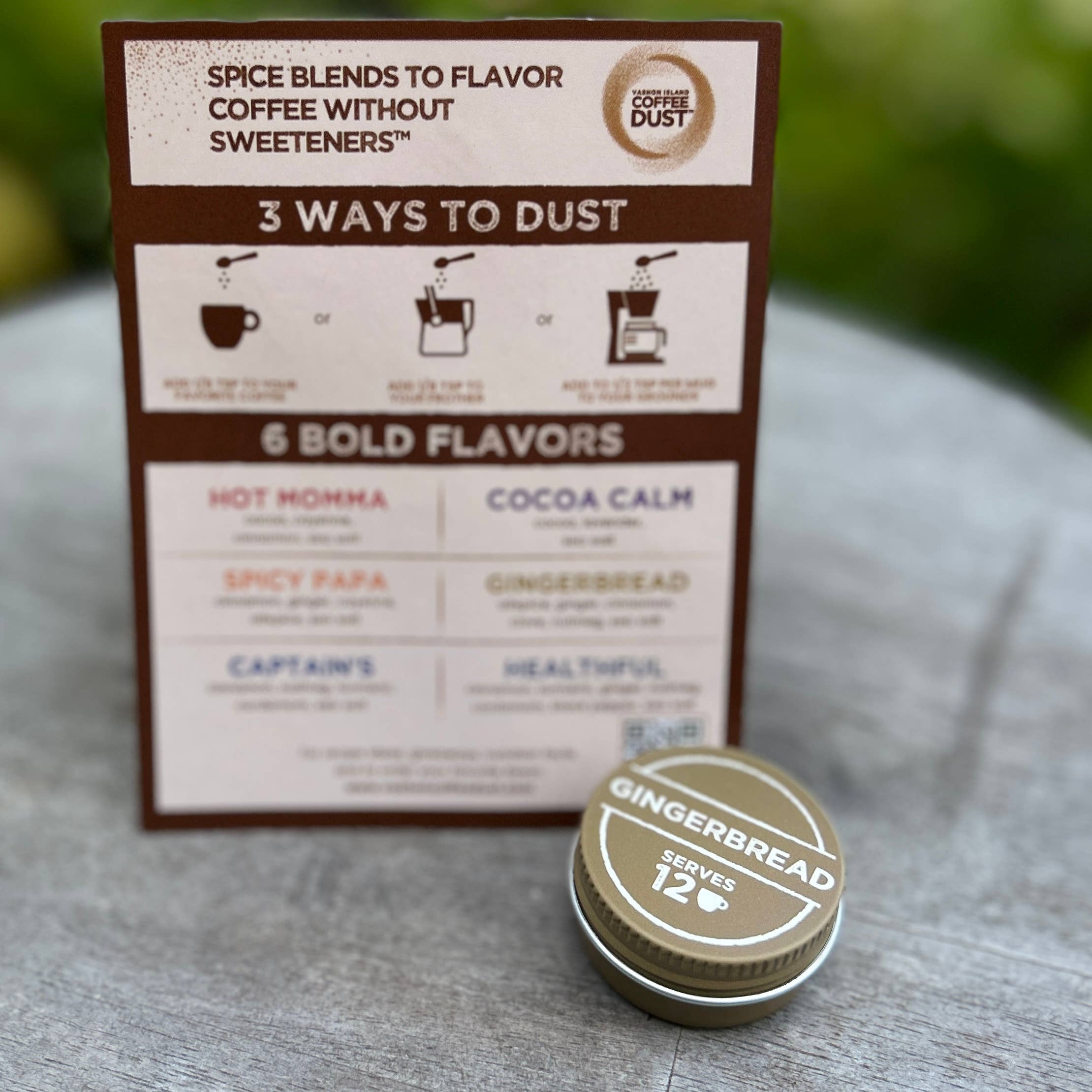 Vashon Island Coffee Dust - Wholesale Coffee Beans - Individual Mini-Tins | 12 servings | Sample Any Coffee Dust5
