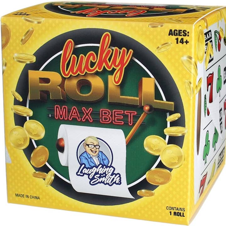 Smith Brands - Wholesale Prank/Gag Gift - Lucky Roll Max Bet Novelty Toilet Paper - Casino TP