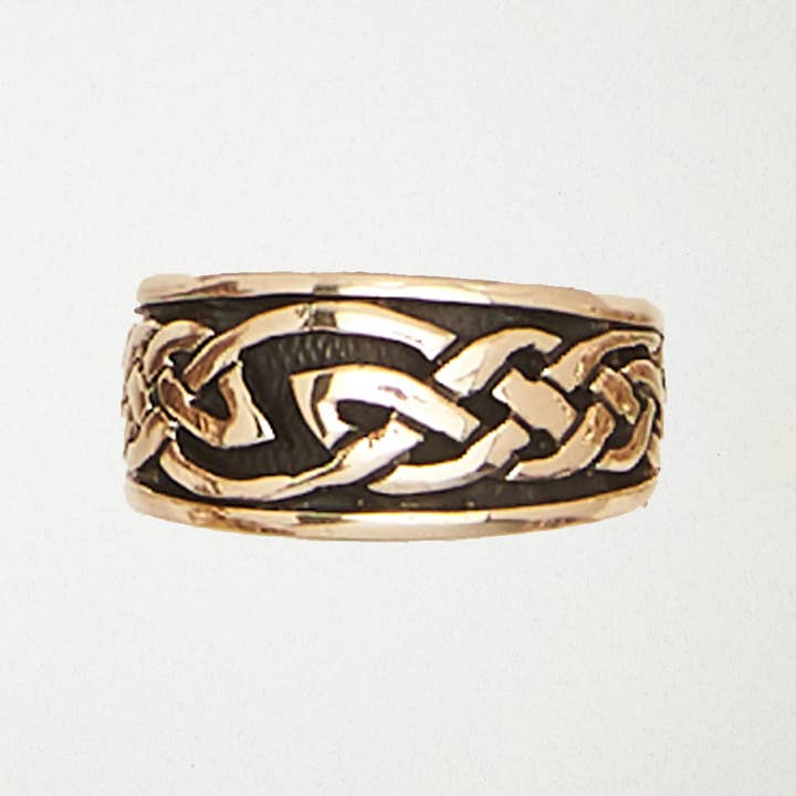 Bronze Ring - Celtic Weave for wholesale by Nirvana LLC