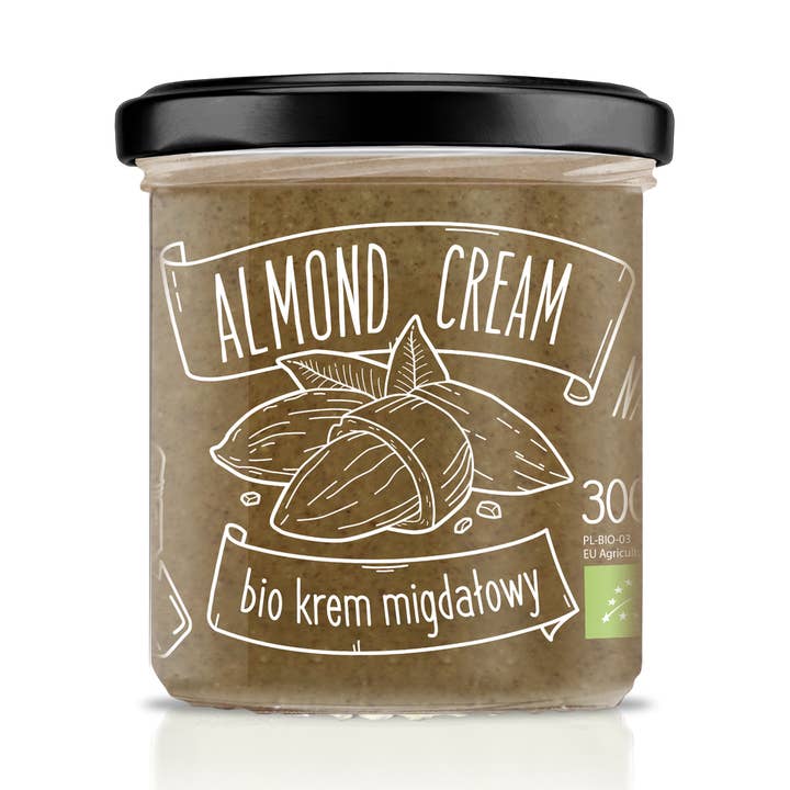 Bio mandelcreme 300 g for engroshandel hos Diet Food
