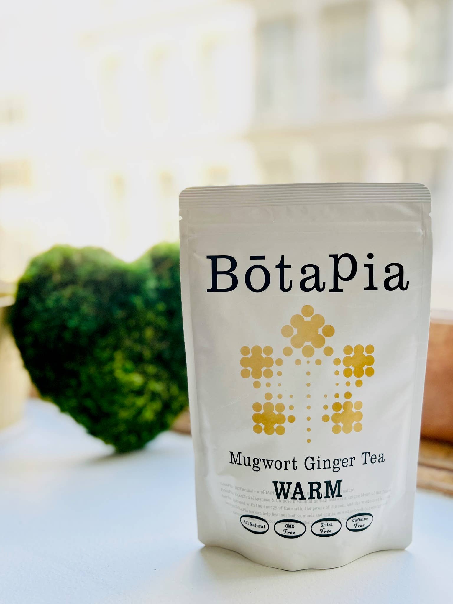 BotaPia - Wholesale Health/Detox Tea - CaffeineFree, Mugwort Ginger Tea -  Warm2
