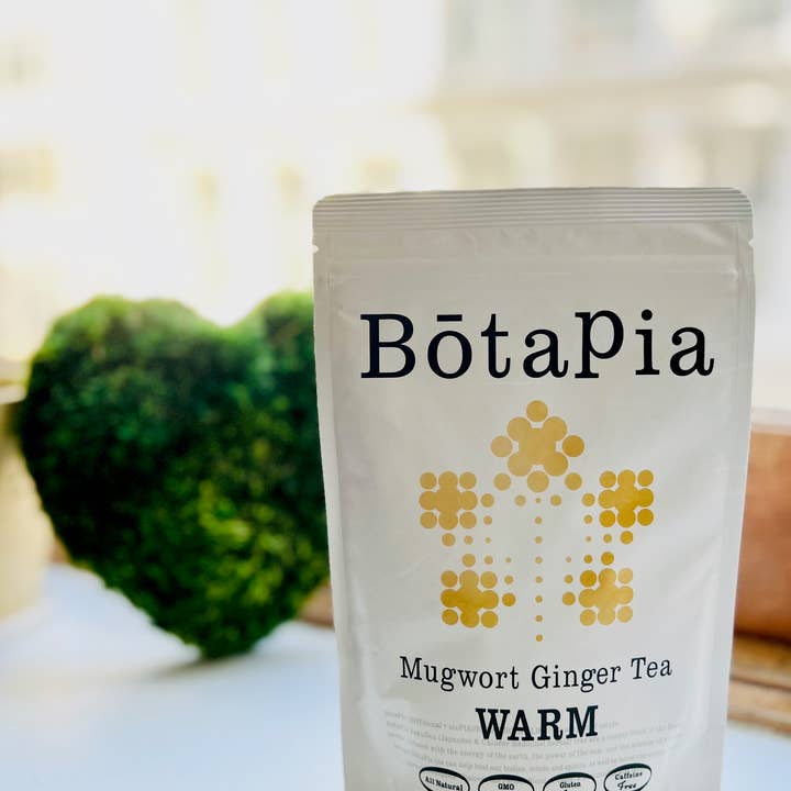 BotaPia - Wholesale Health/Detox Tea - CaffeineFree, Mugwort Ginger Tea - Warm2