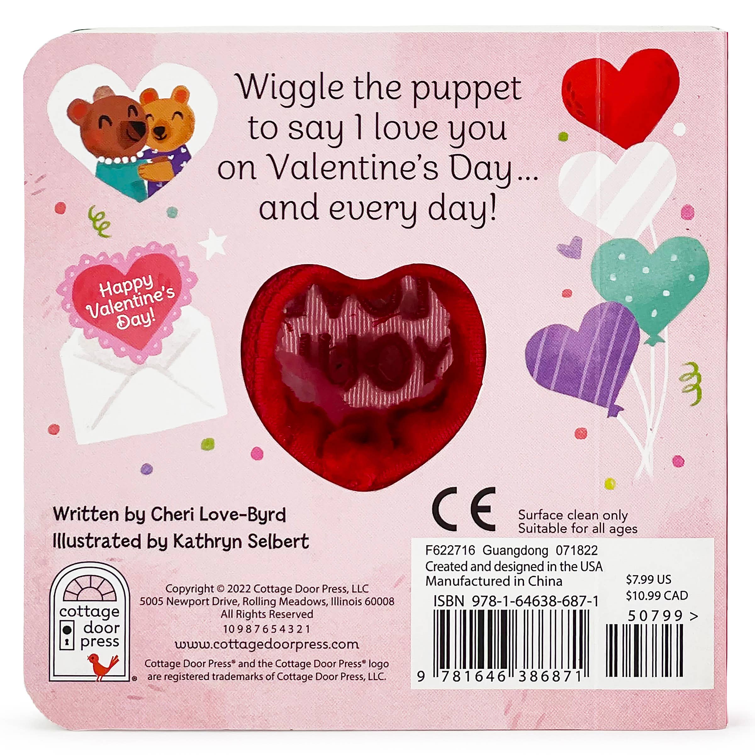 Cottage Door Press - Wholesale Baby & Toddler Book (0-2) - My Little Valentine Finger Puppet Board Book4