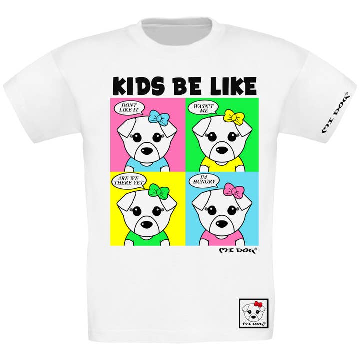 Mi Dog, Girls, Kids Be Like, Regular Fit T-Shirt for wholesale by MI DOG