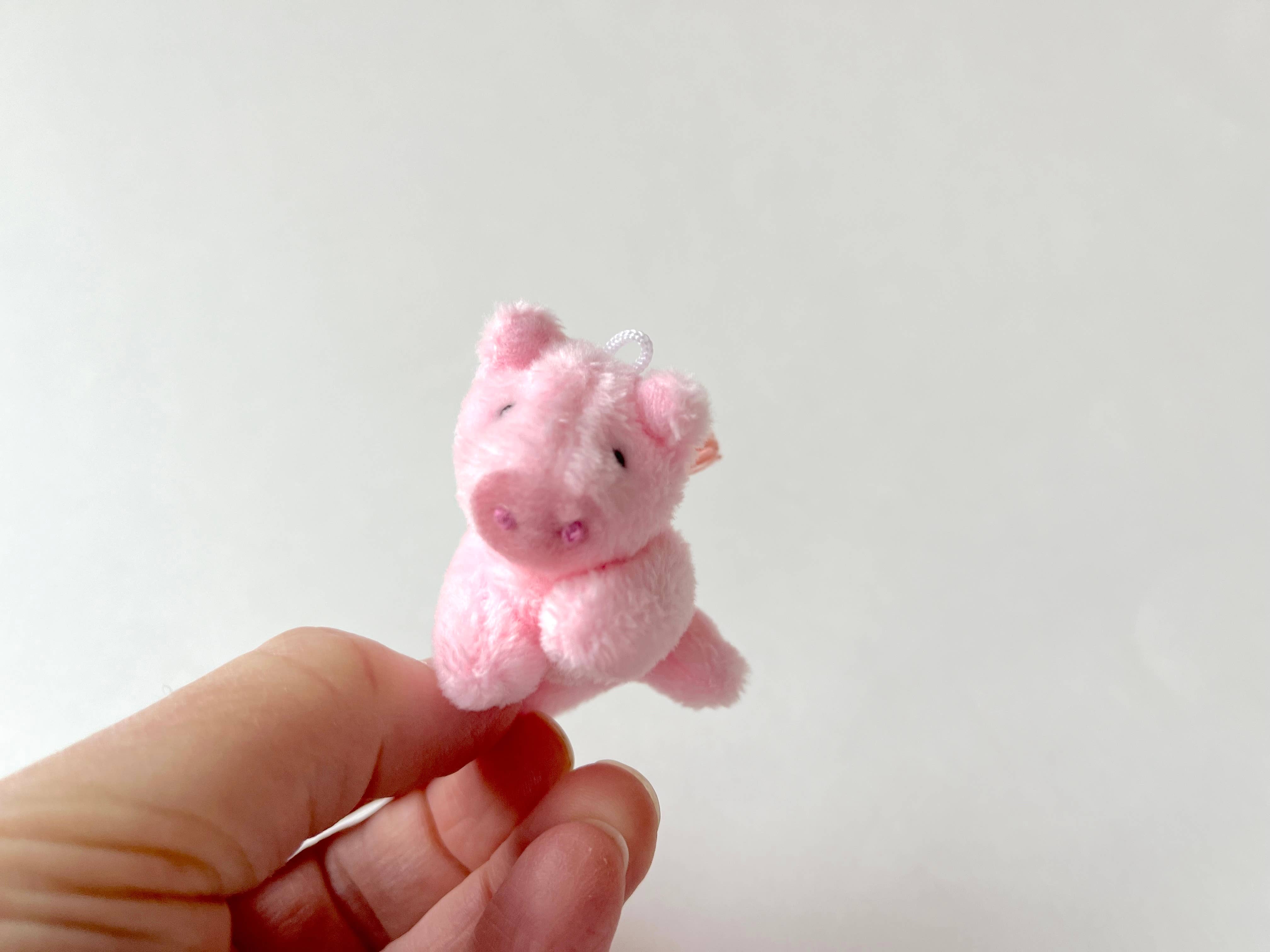 The Gifted Rat - Vente Peluche – enfant et bébé - Cochon en peluche miniature (rose)2
