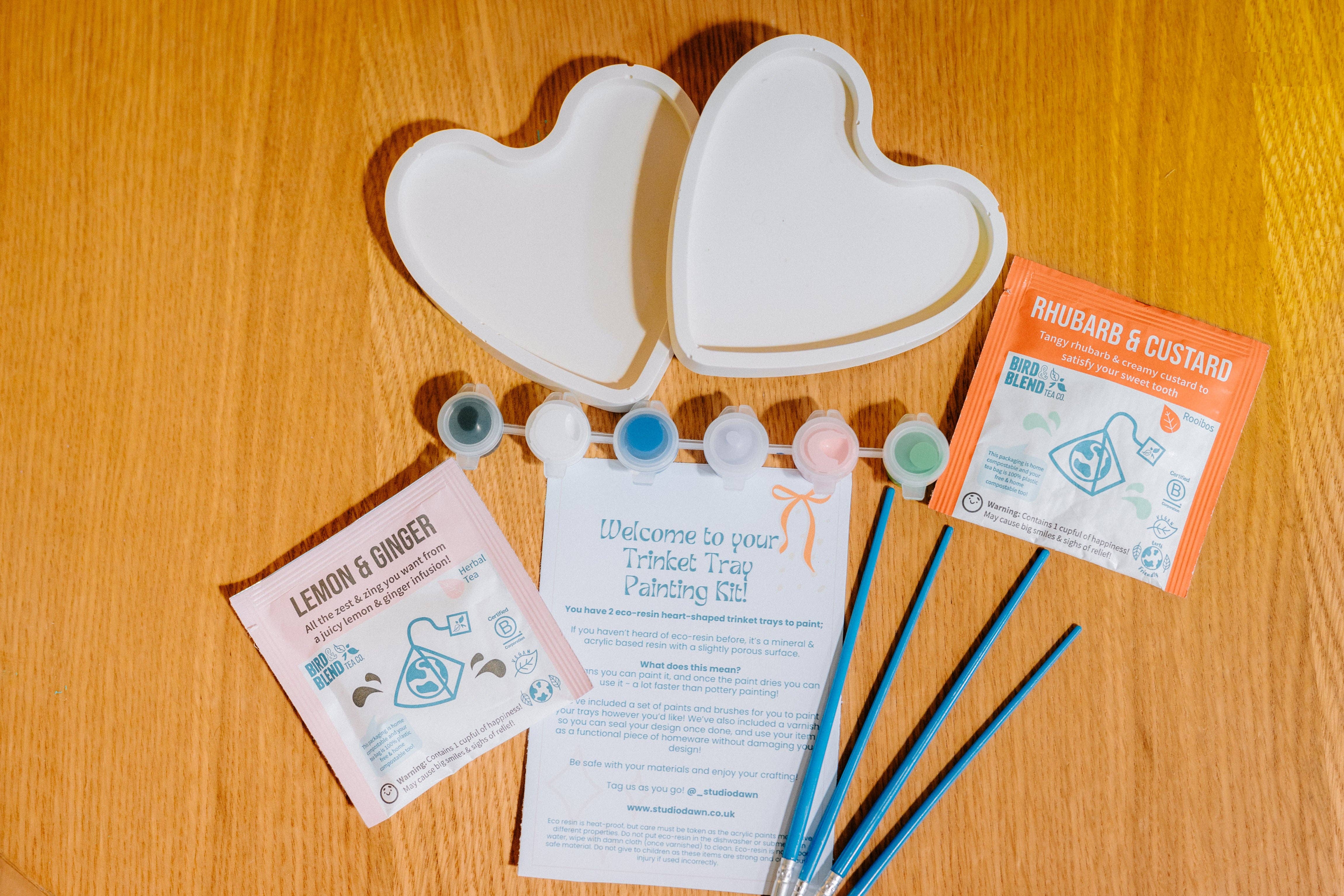 Studio Dawn - Wholesale DIY Craft Kit - Heart Trinket Tray Painting Kit3