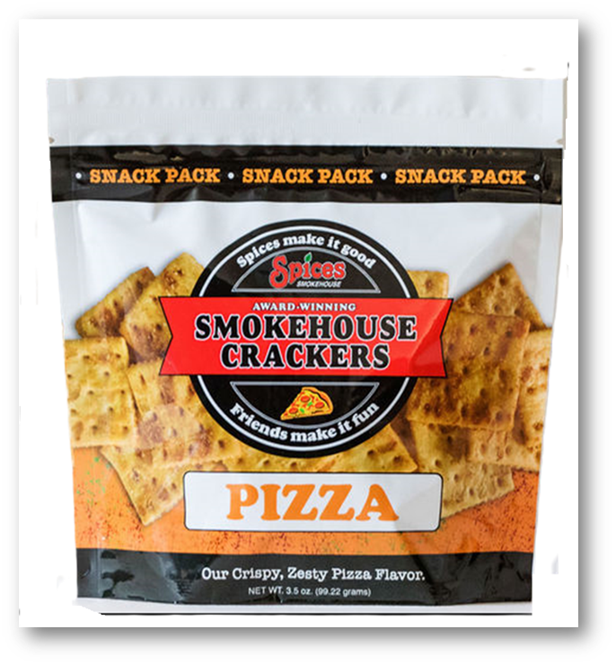 Smokehouse Crackers - Wholesale Crackers - Spices Smokehouse Crackers - Pizza - 12ct - 3.5 or 7 oz4