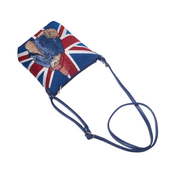 Signare Tapestry - Wholesale Crossbody Bag - Women's - Union Jack Paddington Bear â„¢ - Sling Bag