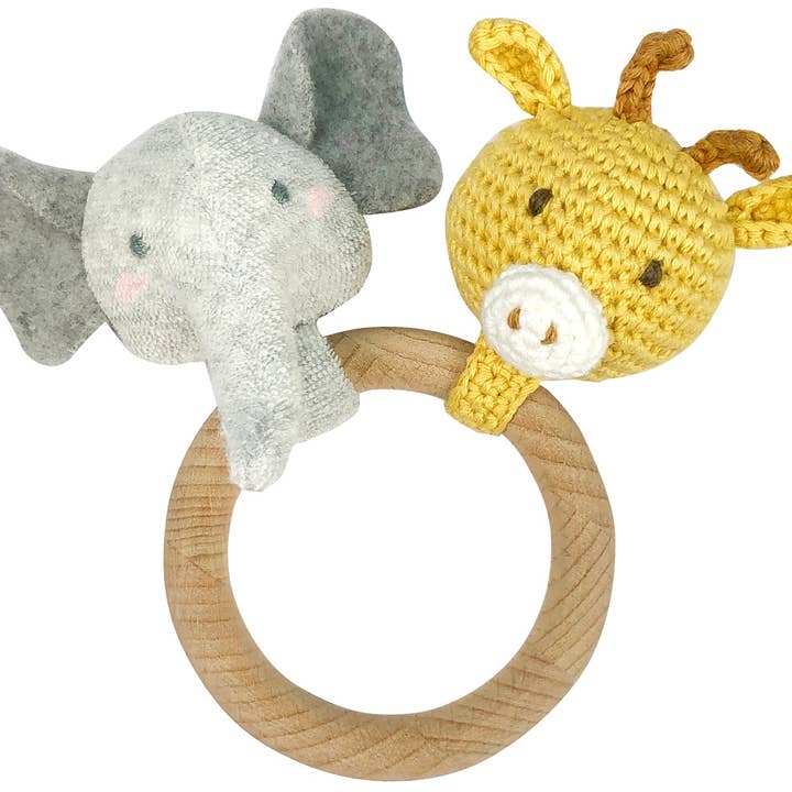 Albetta Wild Animals Activity Ring Rattle for wholesale by Maison Sunny