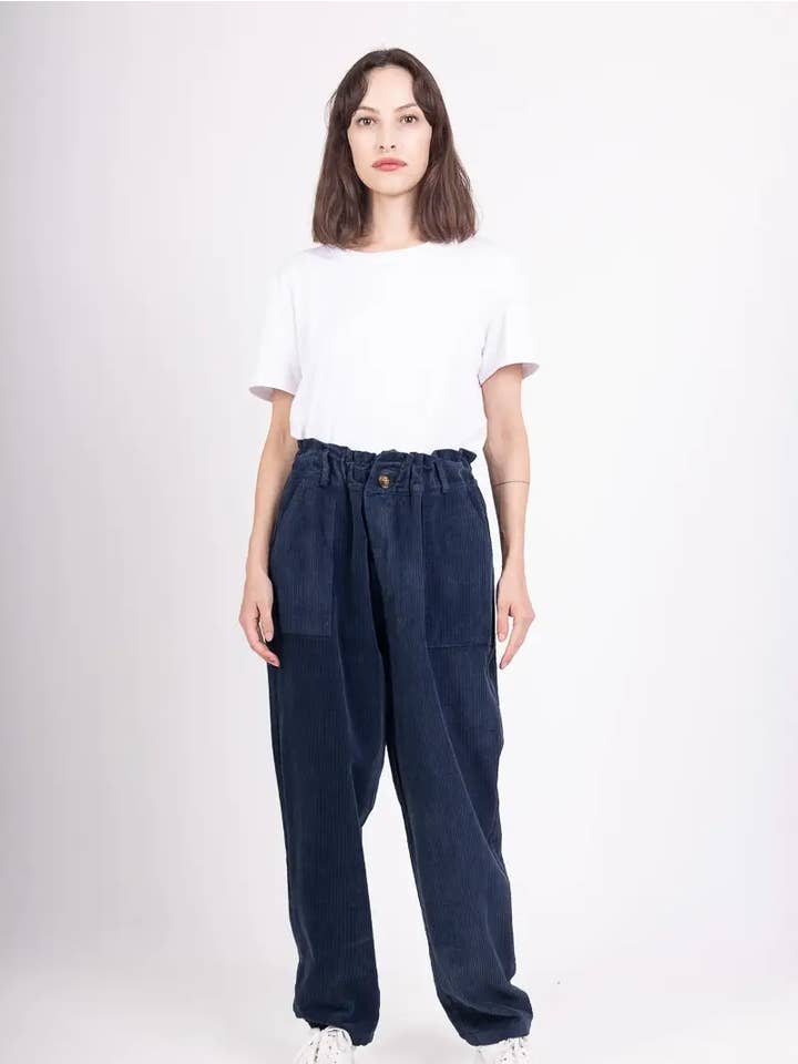 la maison des fibres naturelles - Wholesale Pants - Women's - Trousers 30513 corduroy 100% cotton1