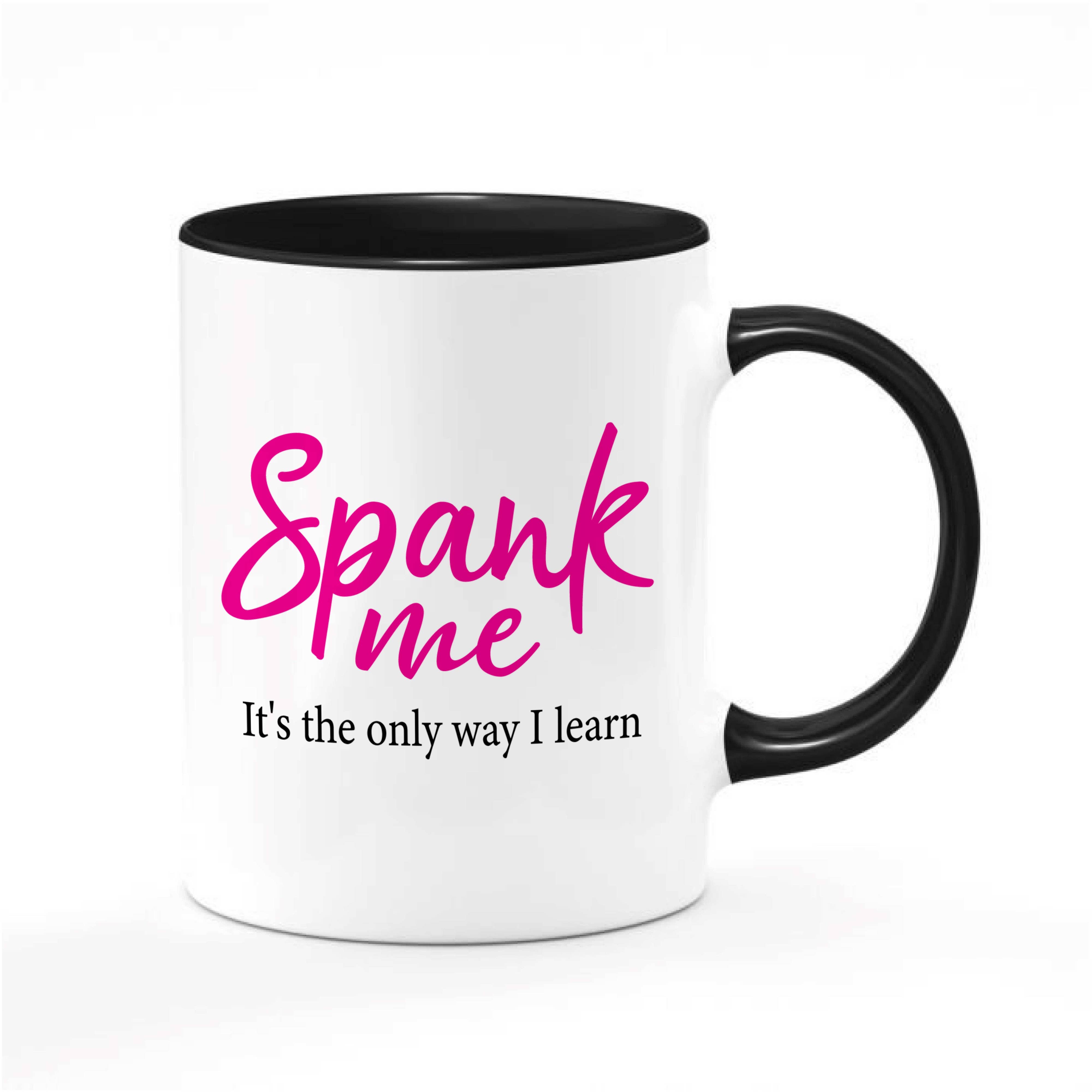 Cheeky Chops Cards & Wanky Candles - Wholesale Coffee Mug - Adult BDSM Spank Me Coffee Mug