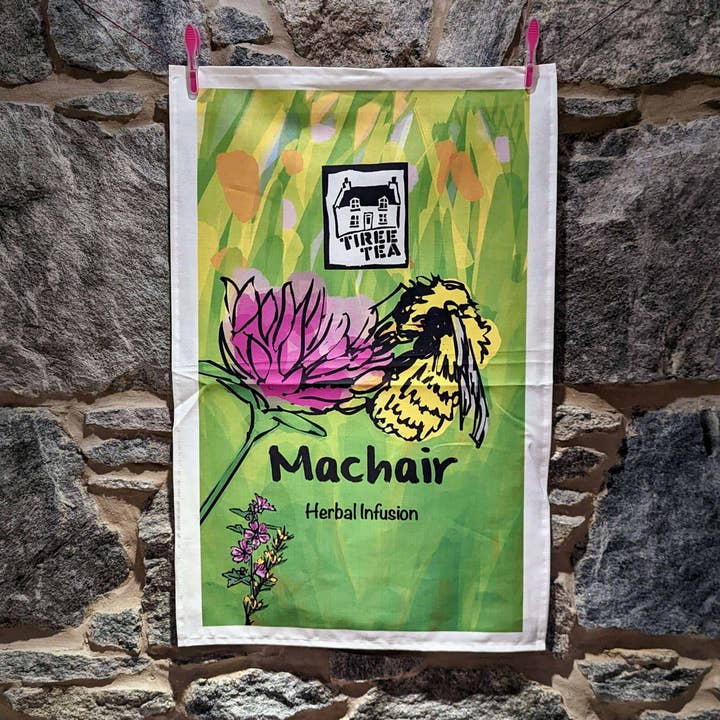 Machair Tea Towel for wholesale by Tiree Tea