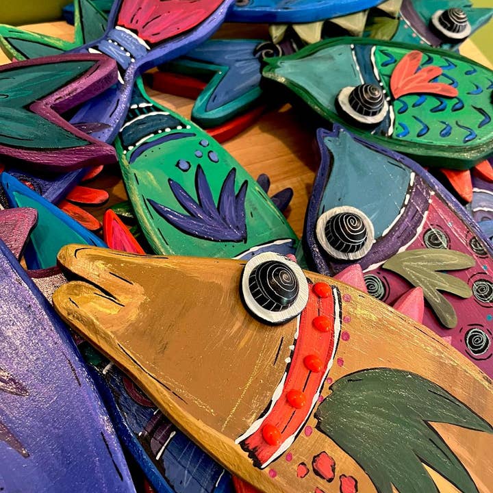 E. Drumm Designs - Wholesale Wall Accent - Pencil Fish4