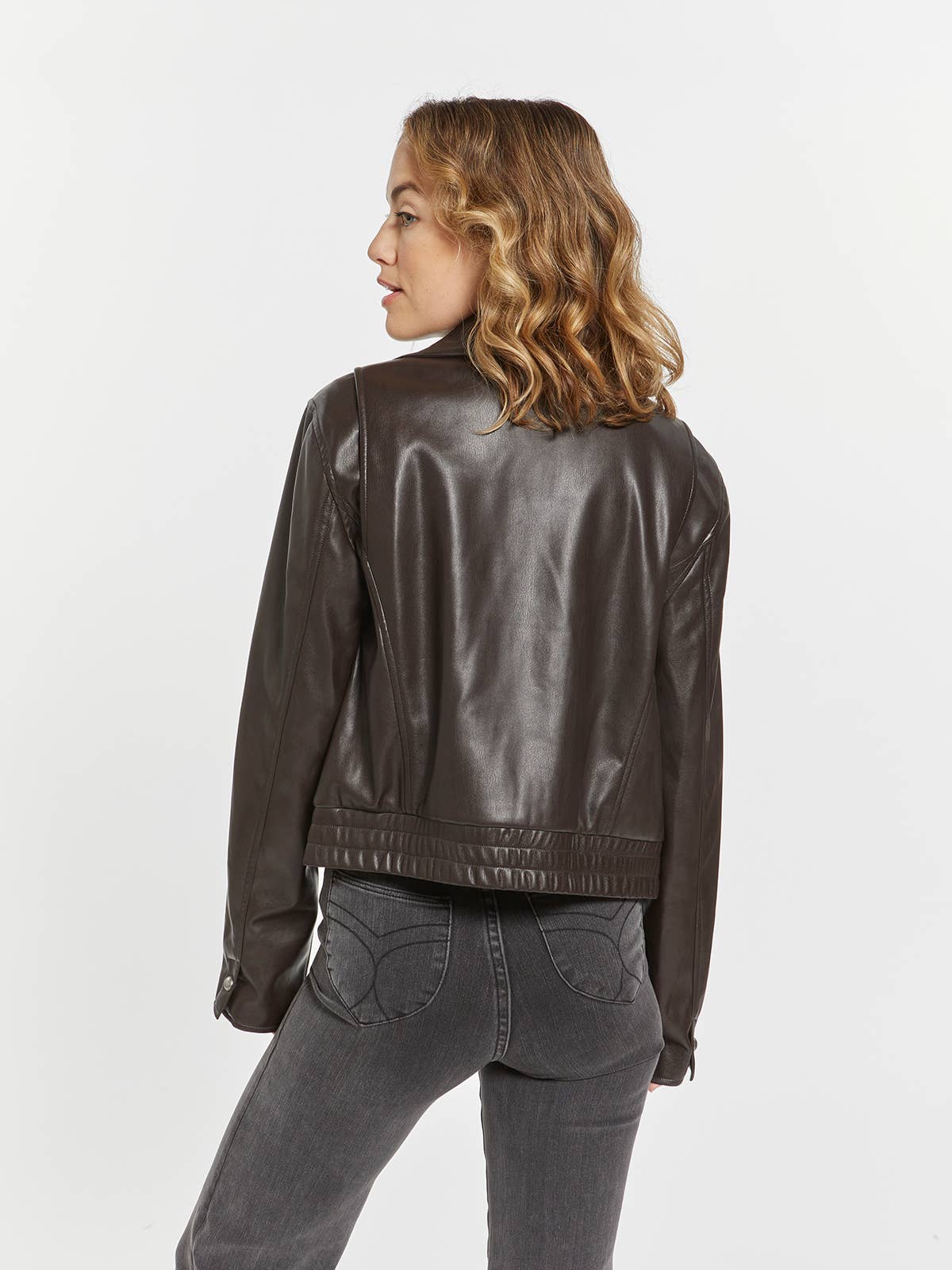 Weekend Los Angeles - Wholesale Leather Jacket - Women's - Moto Jacket - JORDAN JACKET0