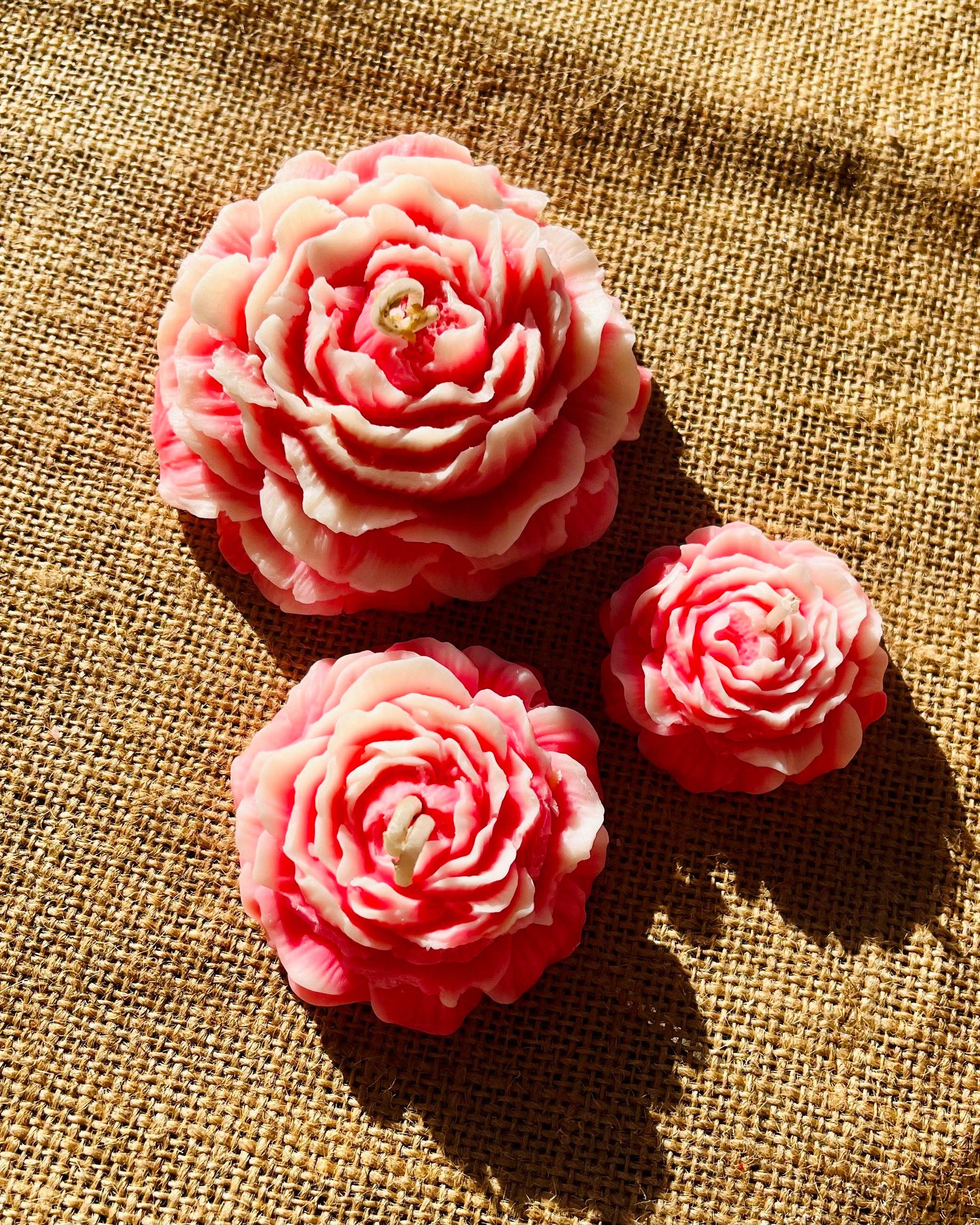 Kourage & co - Wholesale Novelty Candle - Peony Flower Candle3