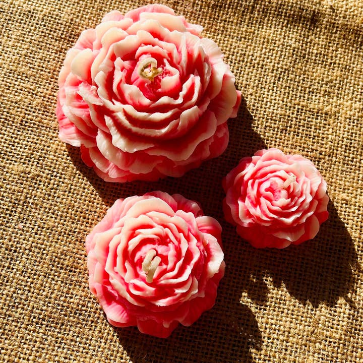 Kourage & co - Wholesale Novelty Candle - Peony Flower Candle3