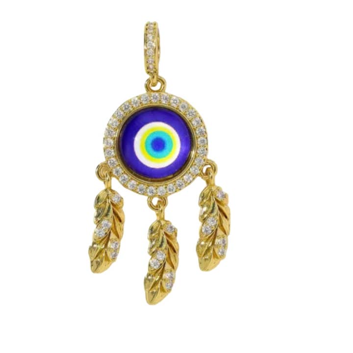 Dream Catcher Evil Eye Charm for wholesale by Coco Luna Collection