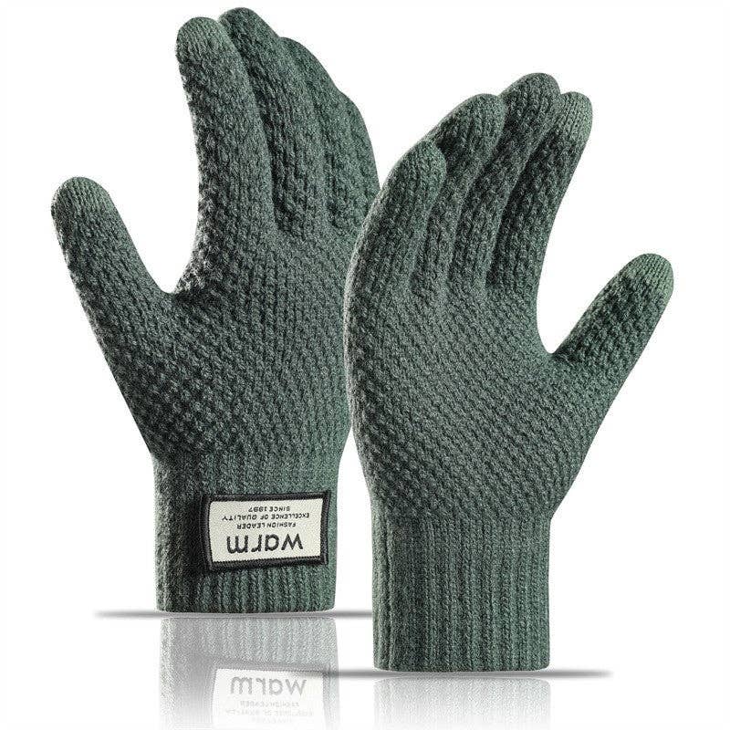 UZ Wholesale Store - Venta al por mayor Guantes - Hombre - Guantes de punto para hombre con pantalla táctil y diseño de piña2
