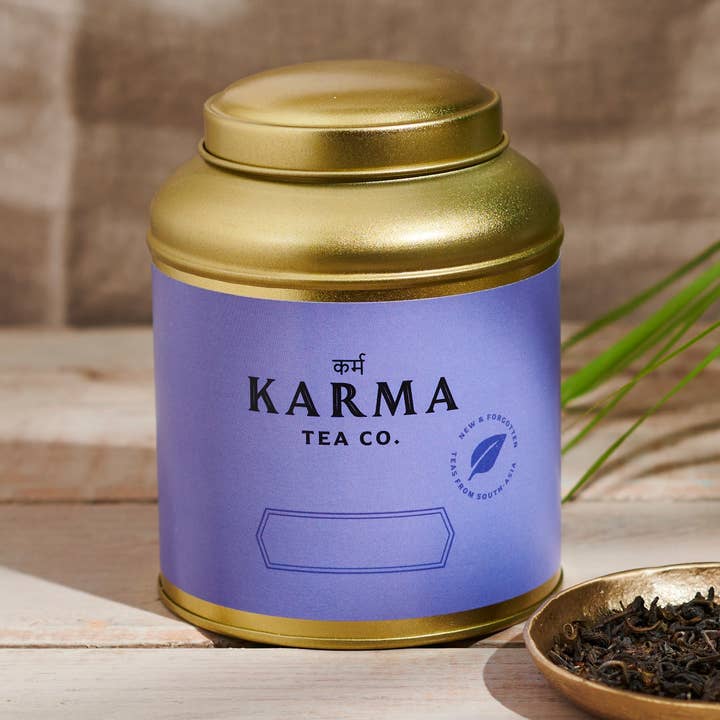 Reusable Tea Tin for wholesale by The Karma Tea Co.