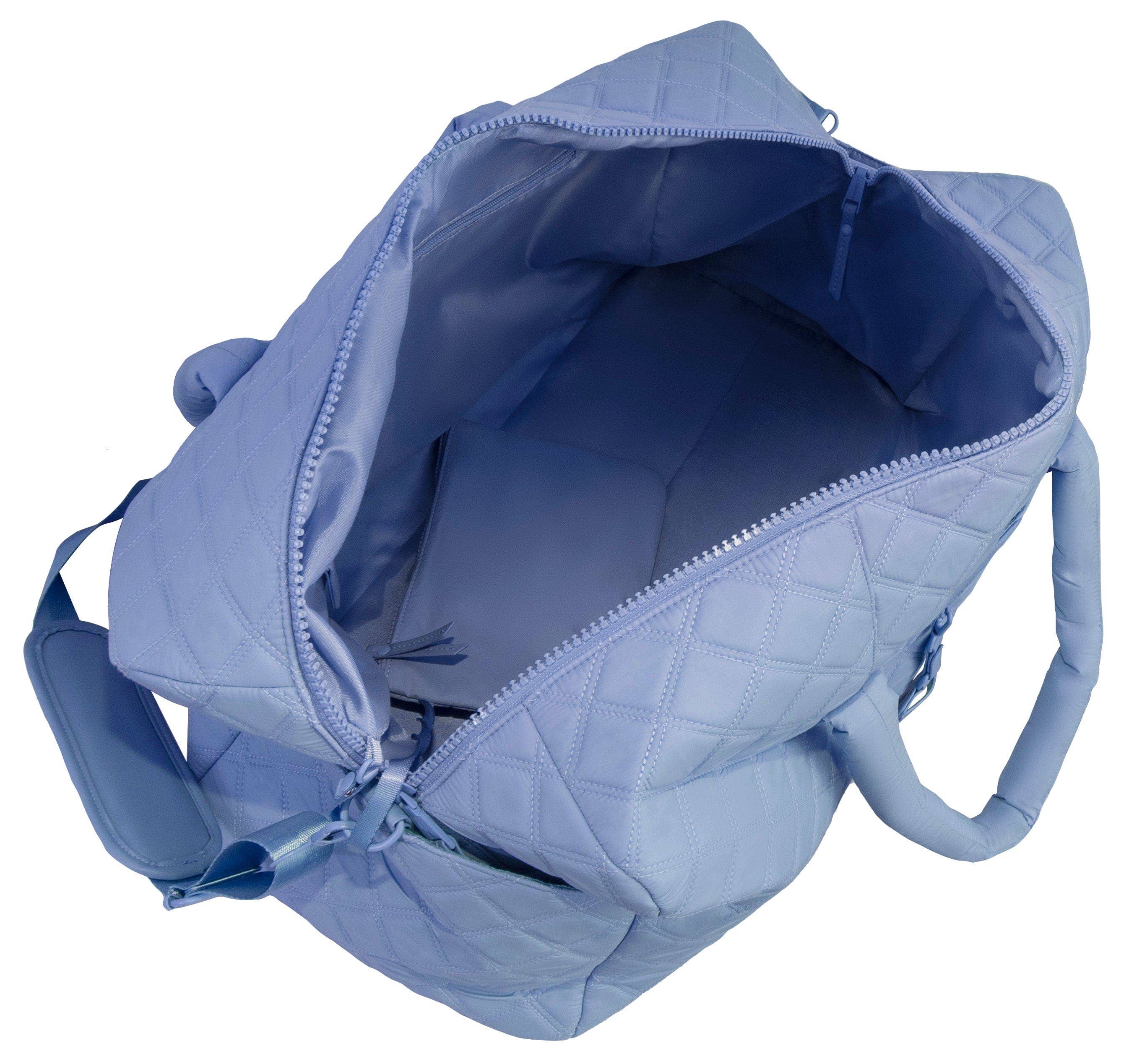 Magid – Saco de viagem - Mulher por atacado – Bolsa de bagagem Joan & David de 22 polegadas acolchoada com pára-quedas acolchoada de diamante com etiqueta de nylon15