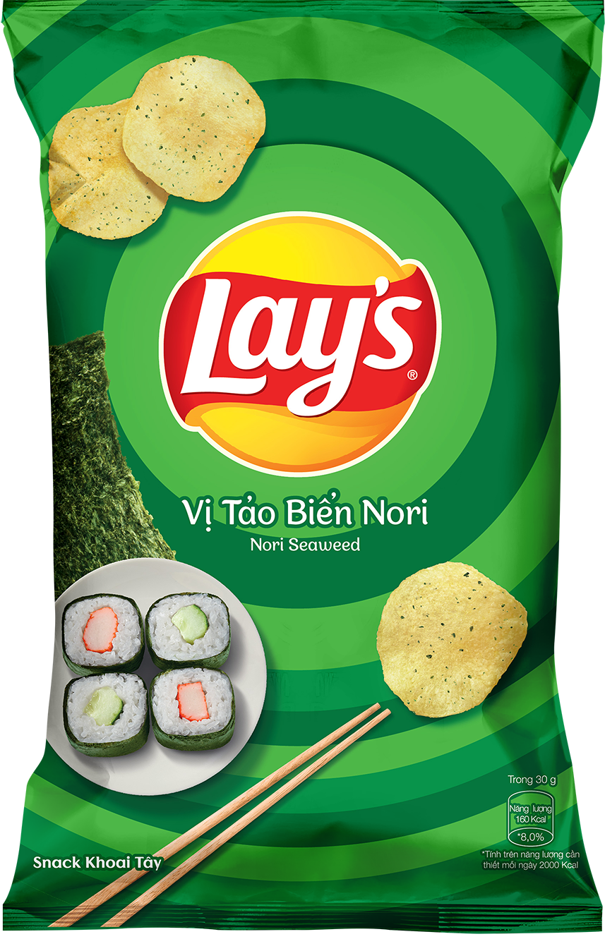 Pops Distro Inc - Wholesale Crisps - Lay's Nori Seaweed (32g) (Vietnam) 6 Pack0