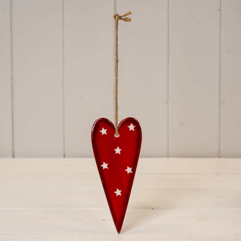 Satchville - Wholesale Ornament - Hanging Heart Red0