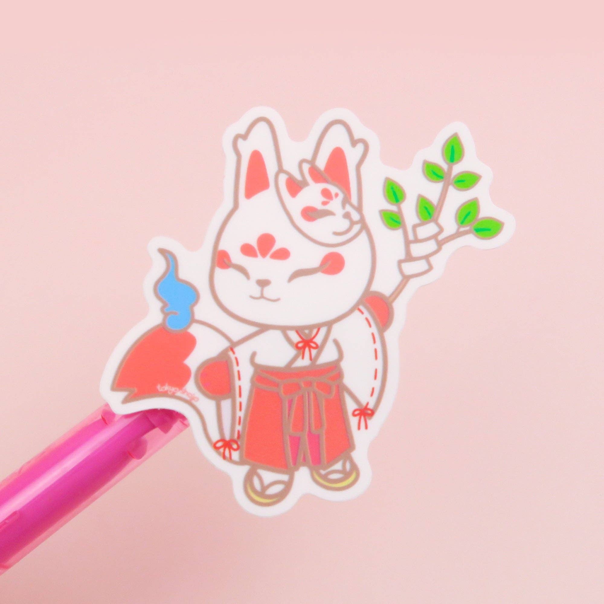 tokyo shojo - Wholesale Sticker - Matsuri Inari Sticker1