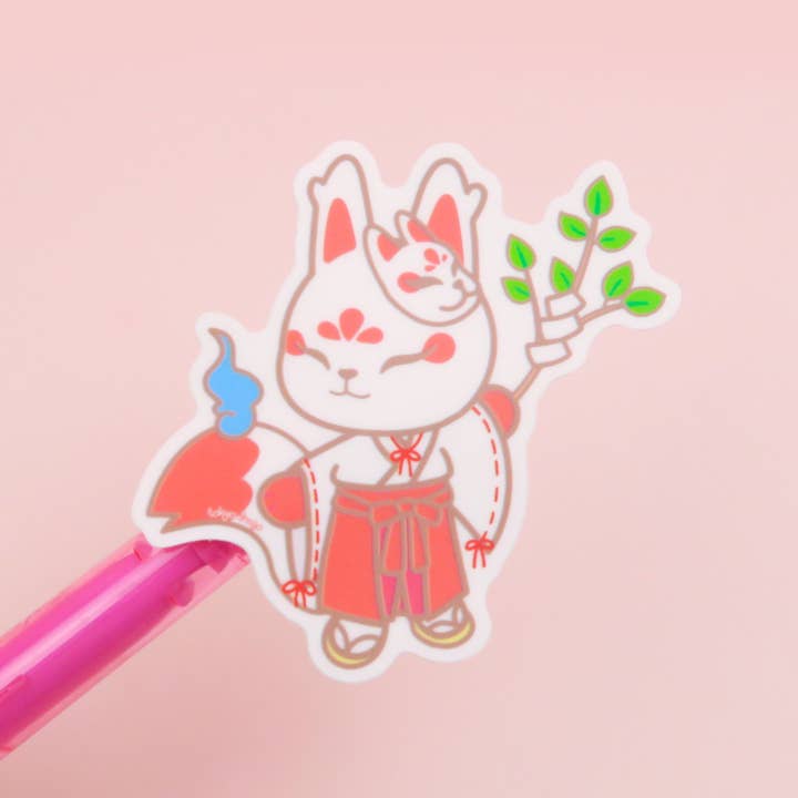 tokyo shojo – Großhandel Aufkleber – Matsuri Inari Aufkleber1