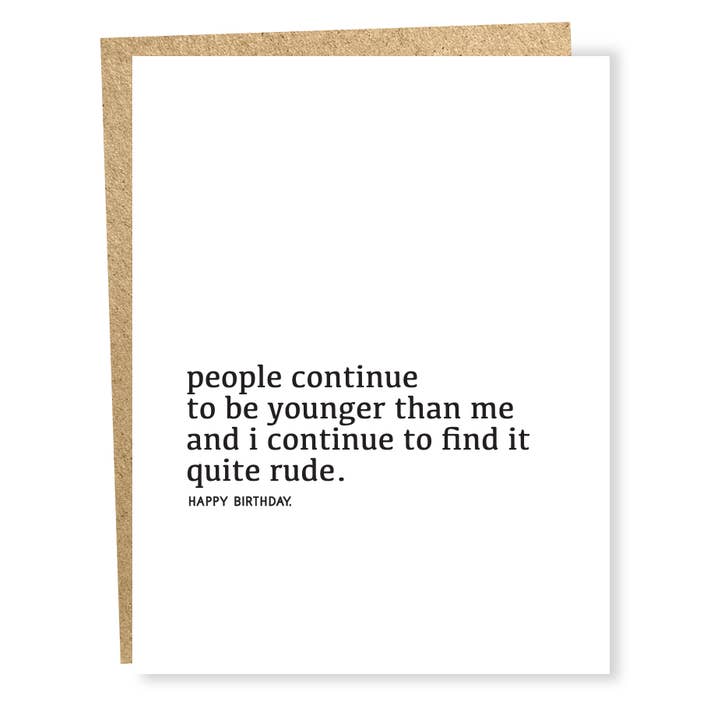 Sapling Press – postal de parabéns por atacado – #989: Cartão bastante rude