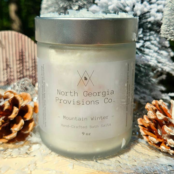 Mountain Winter Bath Salts for wholesale by North Georgia Provisions Co.