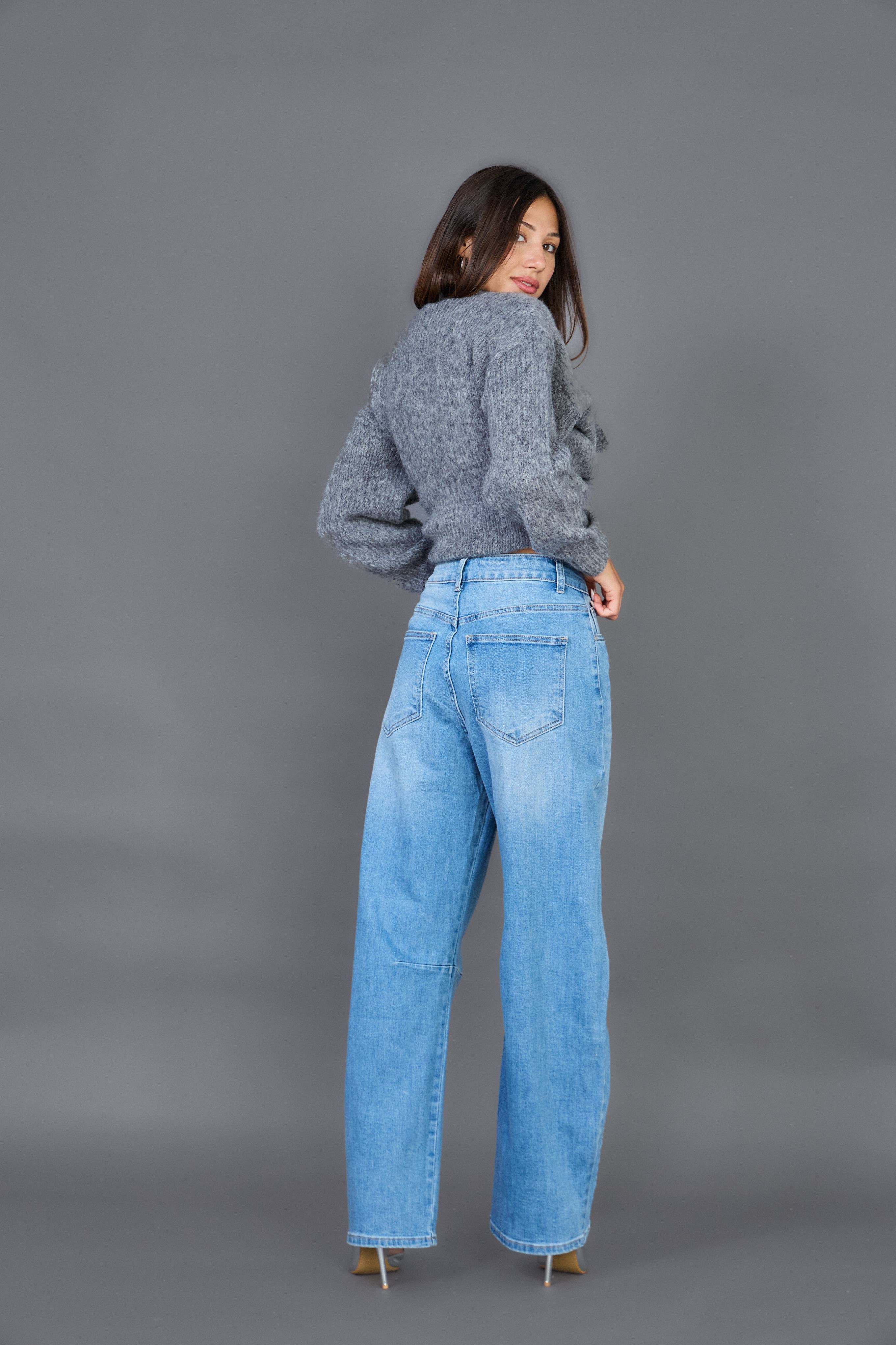 ANA & LUCY - Wholesale Jeans - Women's - Women's Barrel Jeans "Louisa" - ANA & LUCY15
