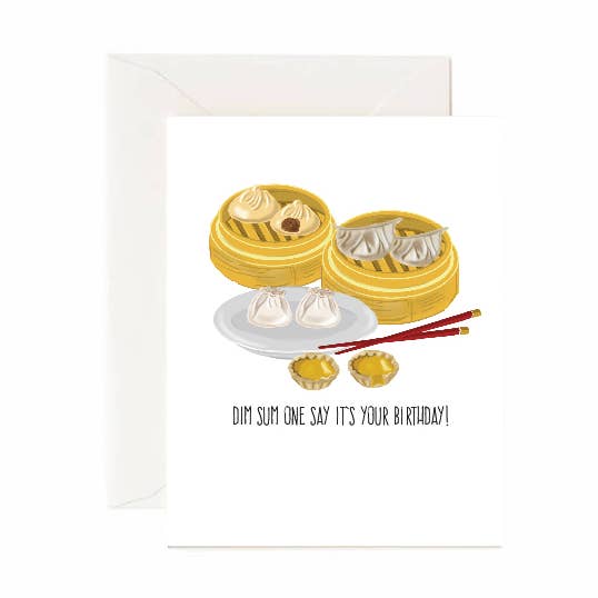 Dim Sum One Say It's Your Birthday! - Greeting Card for wholesale by Jaybee Design