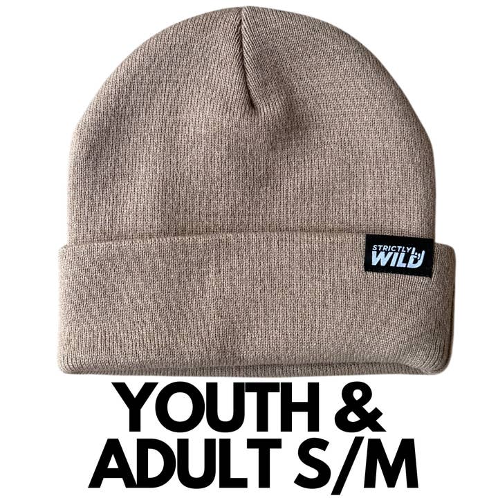 Strictly Wild - Wholesale Beanie - Kids - Trackside Tan Beanie4
