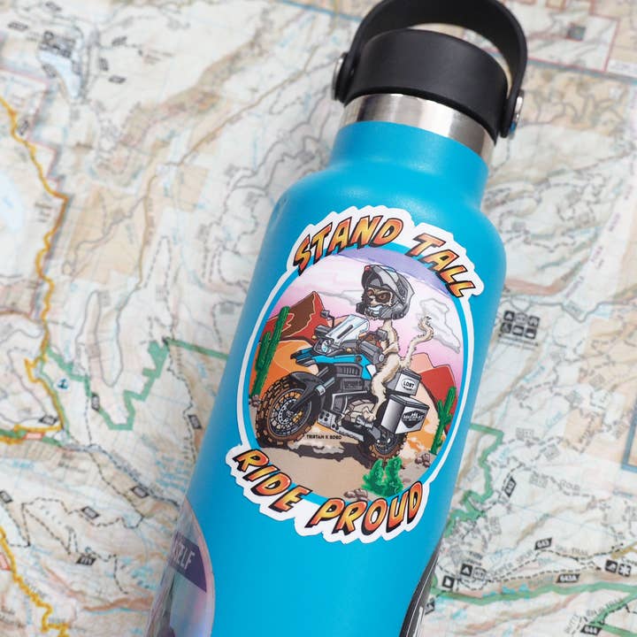 Sentinel Supply - Wholesale Sticker - Meerkat Moto Desert Art Stickers for ADV Motorcycles2