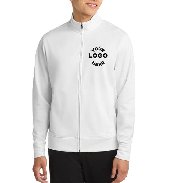 Custom Branded Sport-Tek Fleece Full-Zip Jacket for wholesale by Hansjay creations
