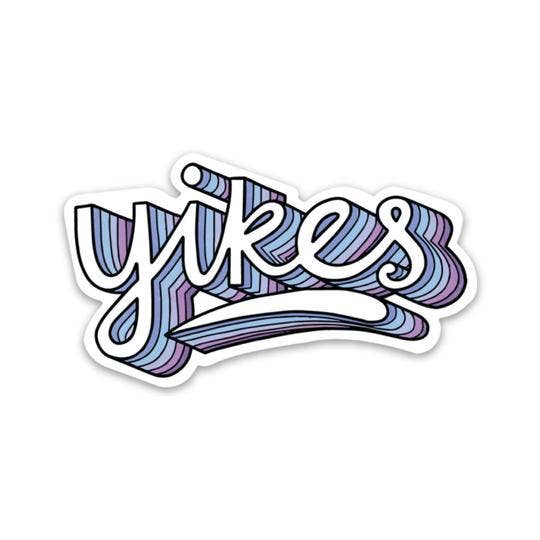 Big Moods - Wholesale Sticker - Yikes Sticker - Lettering1